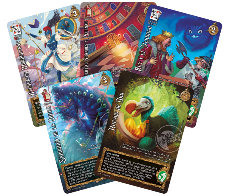 Cartas nuevas al azar Mystery Box Alicia en el País de las Maravillas Onyria