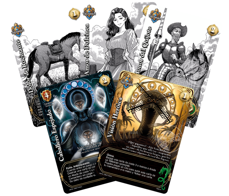 Cartas nuevas al azar Mystery Box Don Quijote de la Mancha Onyria